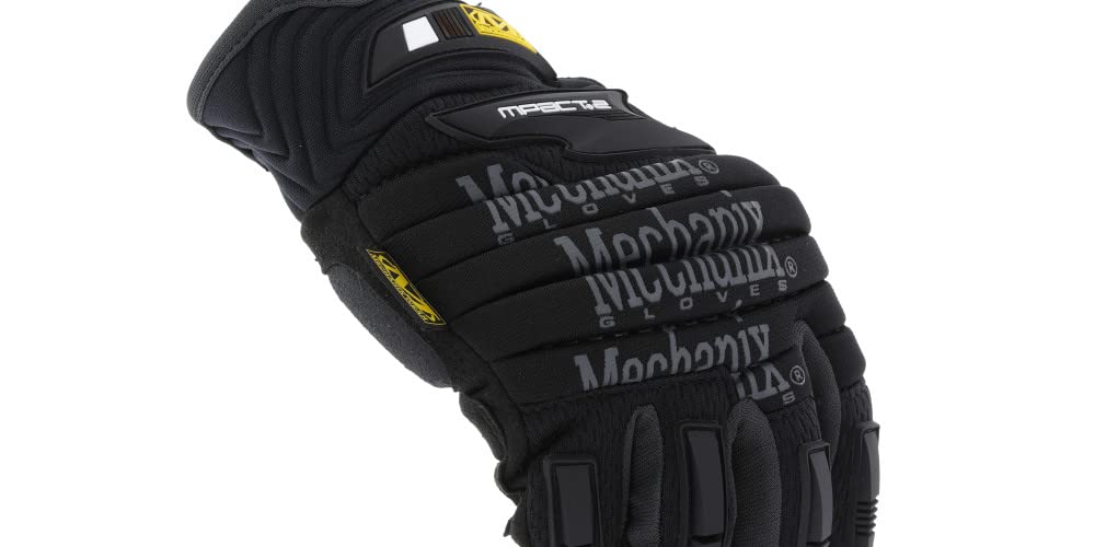 Mechanix Wear M-Pact® 2 Handschuhe (Large, Schwarz) Schwarz L, Schwarz L