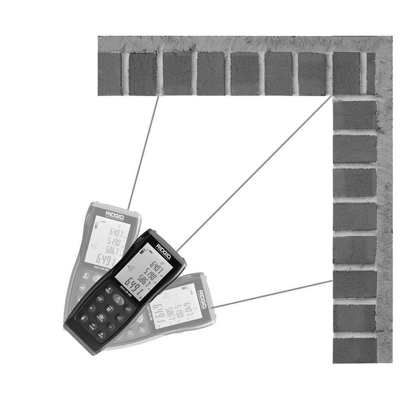 RIDGID 36813 micro LM-400 Fortgeschrittener Laser-Entfernungsmesser, Digitaler Laser-Entfernungsmess