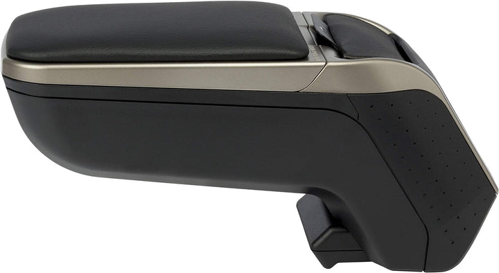 ARMSTER 2 Apoyabrazos Específico Negro/Gris para Fiat 500 L (2012-), con compartimento de Almacenaje