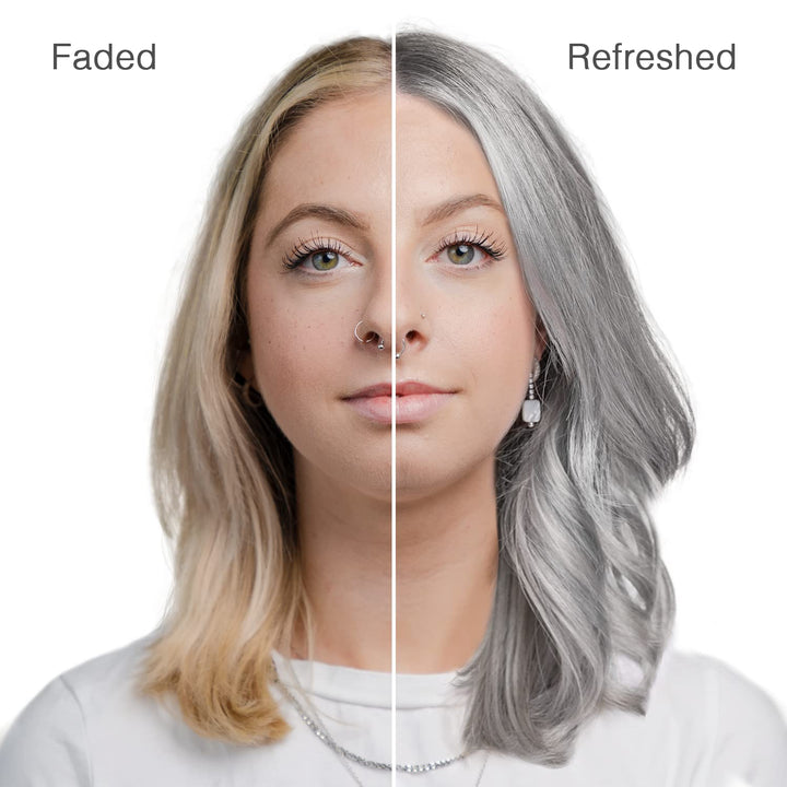 Celeb Luxury Viral Pastel Graphite Colorwash, Color Depositing Shampoo with Bondfix Bond Rebuilder,