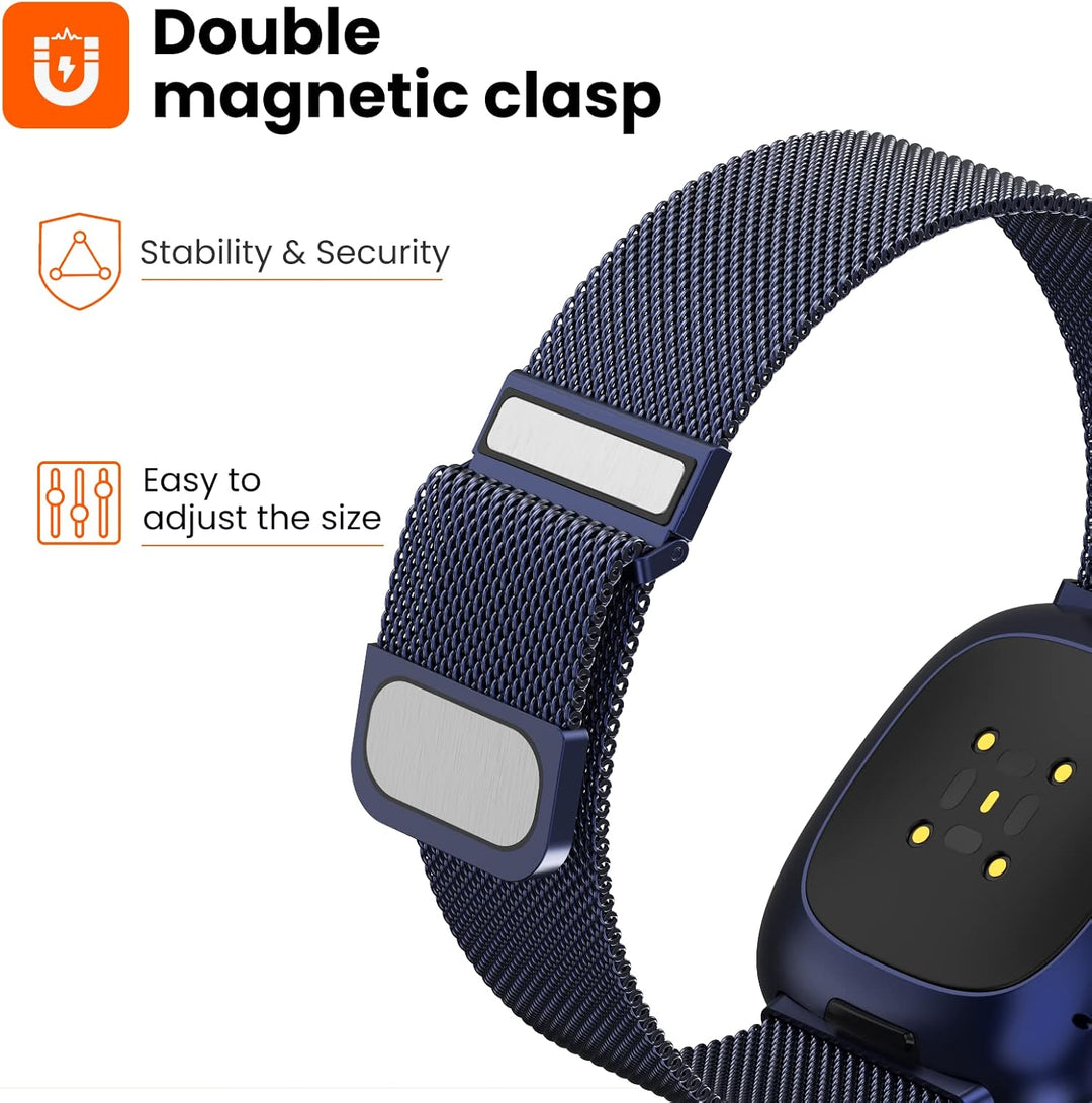 Yoohoo Armband Kompatibel mit Fitbit Versa 3 Armband/Fitbit Versa 4 Armband/Fitbit Sense Armband/Fit