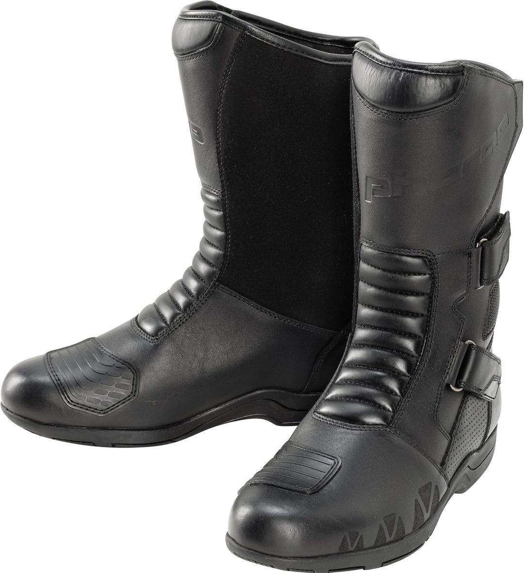 Lucania WP Motorradstiefel Lang Wasserdicht &amp; Atmungsaktiv Rindsleder Komfort &amp; Schutz, 41 EU