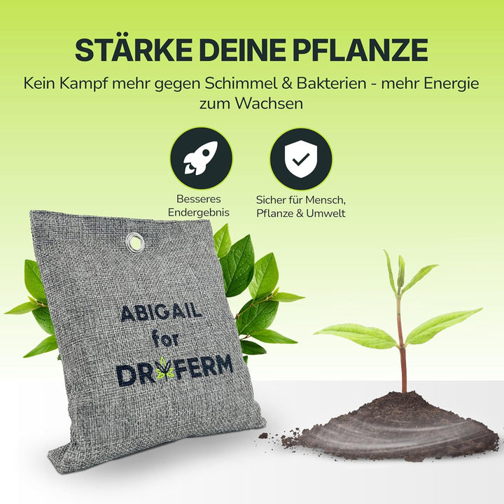 ABIGAIL by DryFerm Luftreiniger für Growbox & Growzelt, Effektiver Schutz ohne Strom, 5 Jahre Haltba