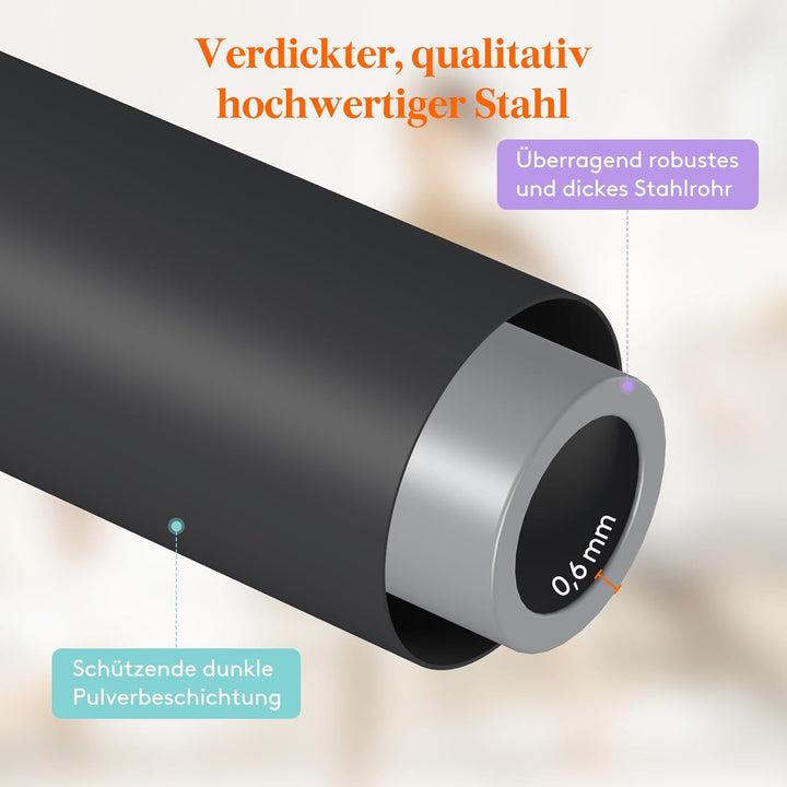 Lifewit Hantelständer für Home Gym, Hantelablage mit Abschliessbare Universal-Räder und Haken, Kettl
