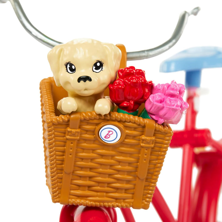 Barbie Puppen-Set mit Fahrrad Mattel HWJ00 | Spiel-Set & Zubehör