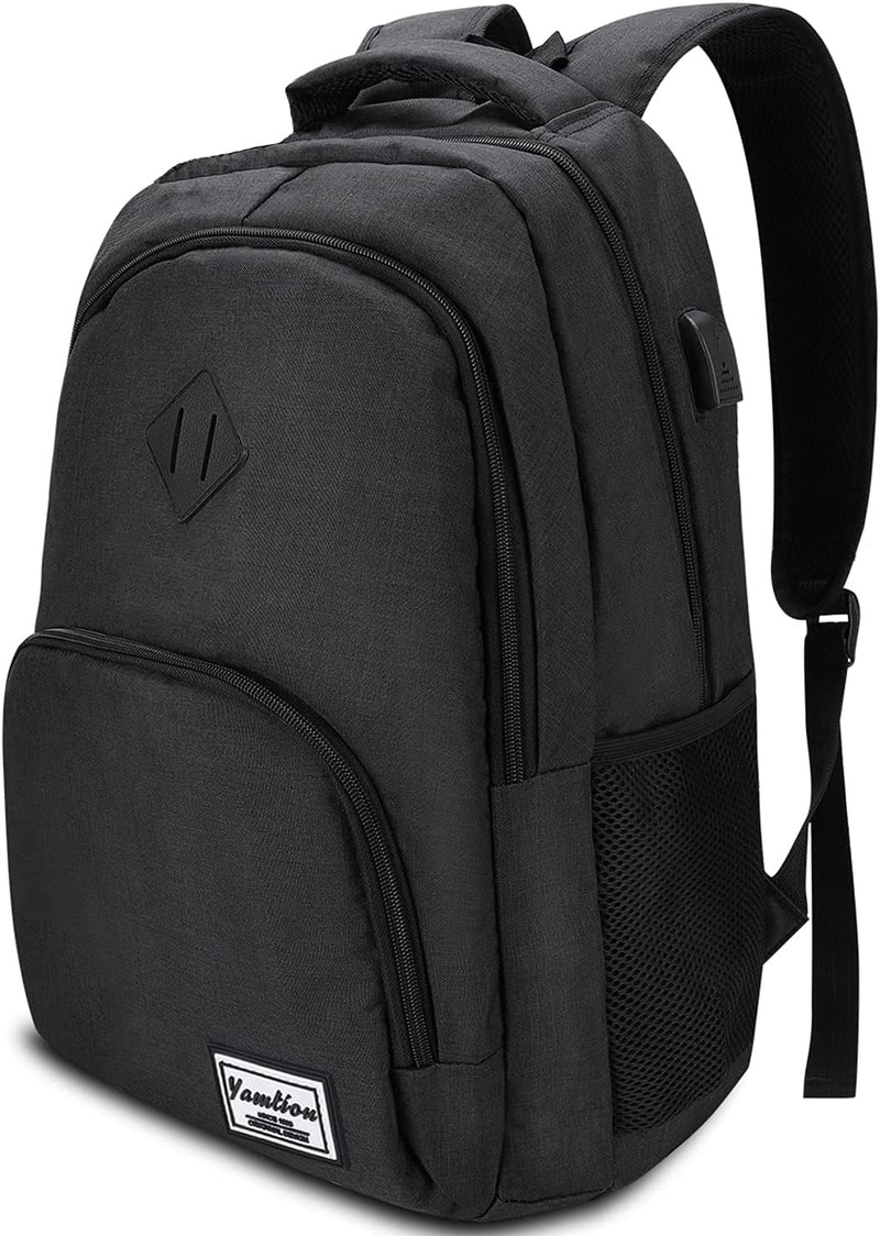 YAMITON Premium Rucksack mit Laptopfach und USB Ladeanschluss - Business Herren Rucksack für Laptop