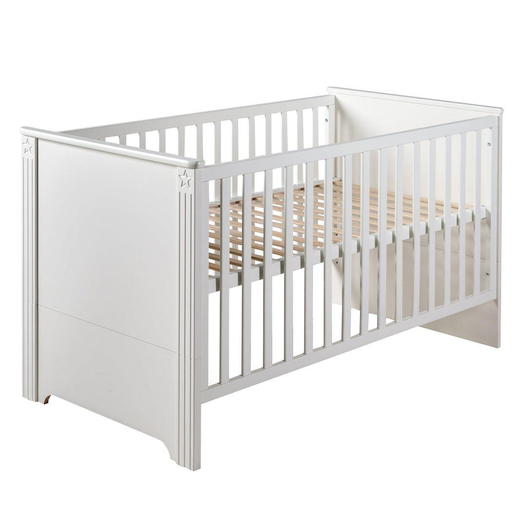 roba Kombi-Kinderbett 'Maxi', 70x140 cm, 3-fach höhenverstellbar, umbaubar zum Juniorbett, weiss, 2.