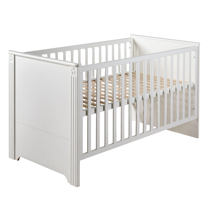 roba Kombi-Kinderbett 'Maxi', 70x140 cm, 3-fach höhenverstellbar, umbaubar zum Juniorbett, weiss, 2.