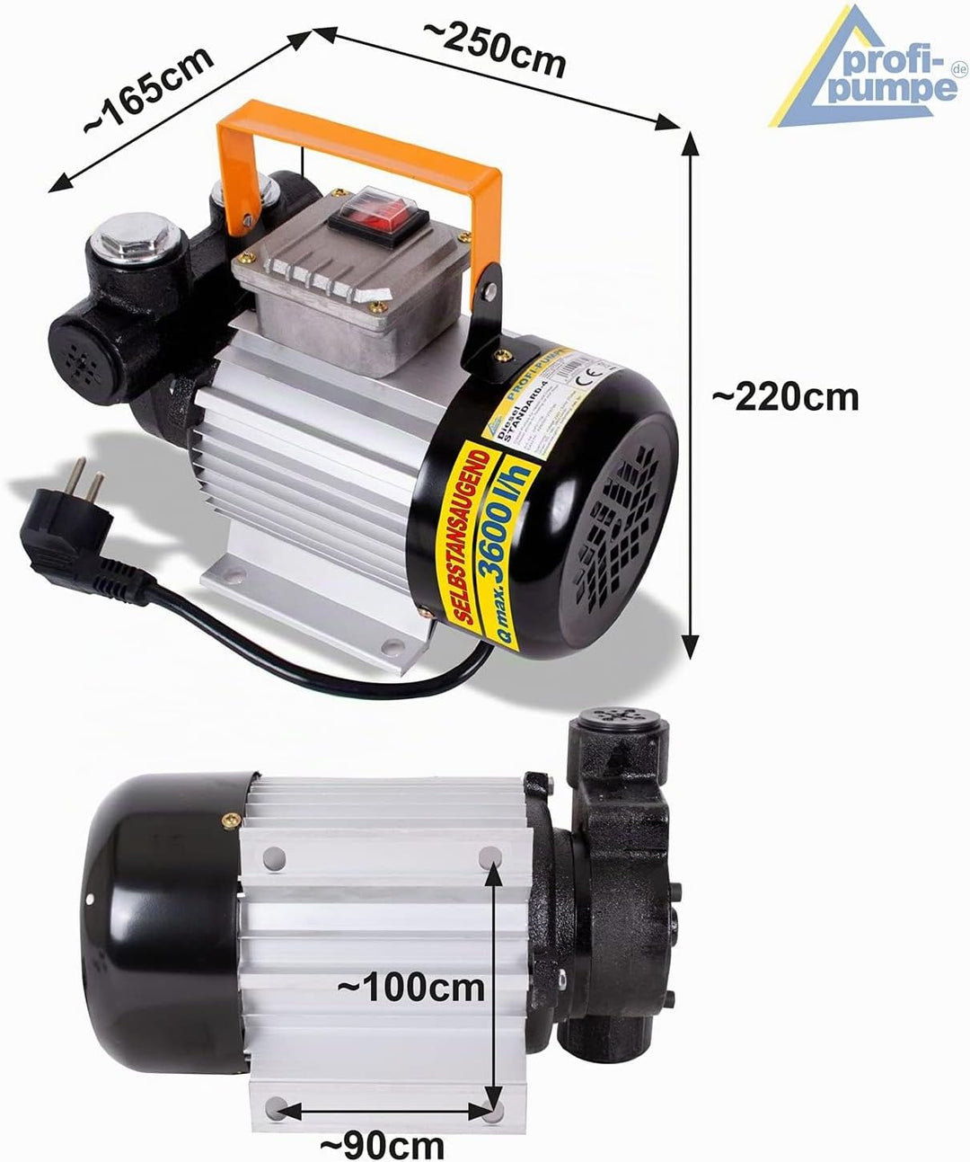 Dieselpumpe Heizölpumpe Biodiesel Ölpumpe Kraftstoffpumpe Selbstansaugende Pumpe Standard-4 Elektris