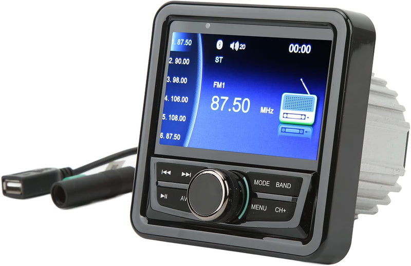 Bluetooth Marine Receiver Stereo, Kompatibel für OS, Android, Windows und Verschiedene APP Wiedergab