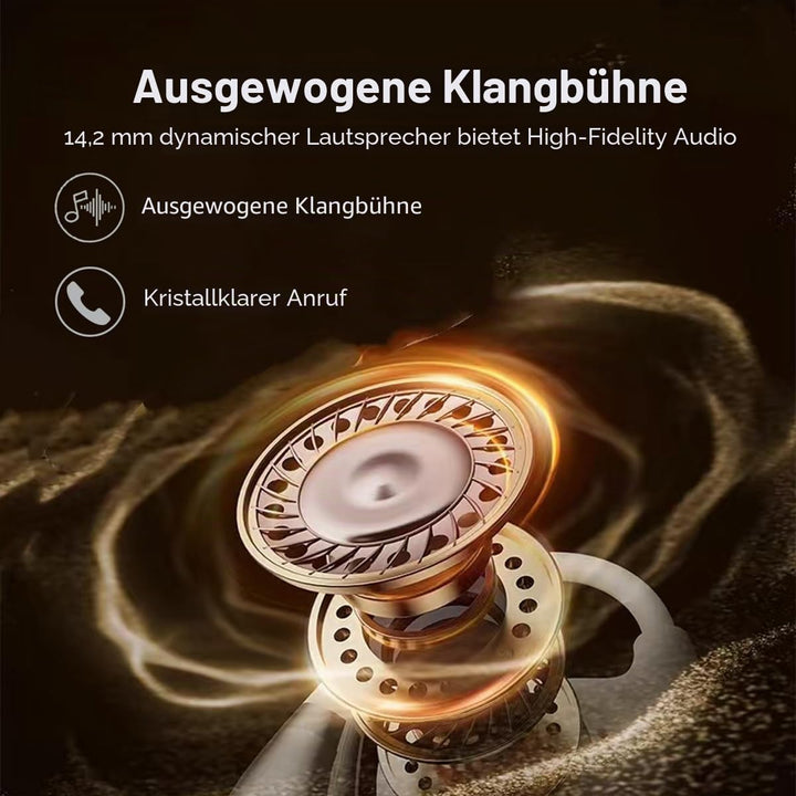 Snug 10 Open-Ear Sport Bluetooth-Ohrhörer – Ultraleichte kabellose Kopfhörer mit Ohrbügel, sicherer
