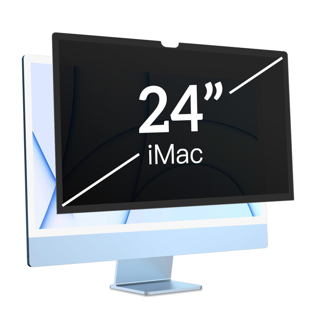 PYS Blickschutzfolie für Apple iMac 24 Zoll M1 Monitor Selbstklebend Abnehmbar Blickschutzfilter Ble