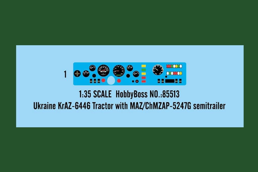 Hobby Boss 385513 Ukraine KrAZ-6446 Tractor w.MAZ/ChMZAP-5247G semitrailer 1/35 KrAZ 6446 mit MAZ/CH