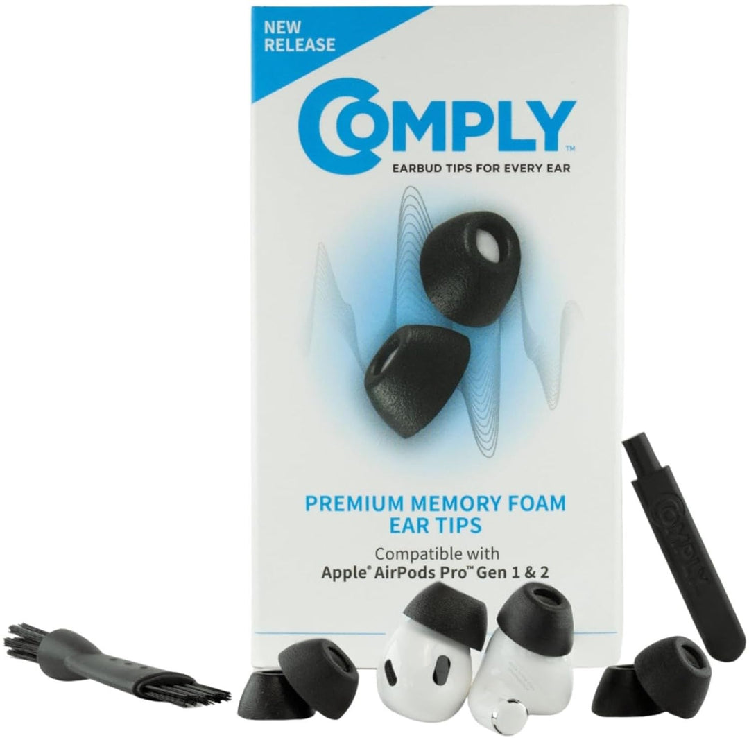Comply Premium Schaumstoff-Ohrpassstücke, kompatibel mit AirPods Pro, Version 2.0, kleine Grösse, 3