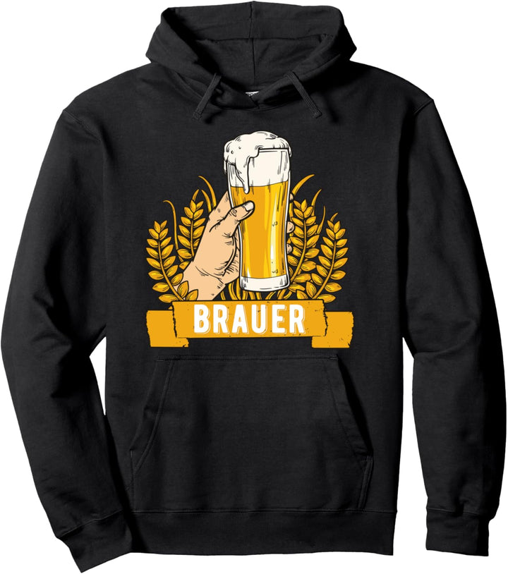 Bierbrauer und Braumeister in Brauerei Arbeiter Geschenk Pullover Hoodie