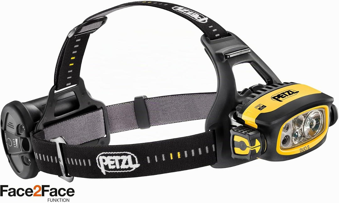 PETZL E80CHR Unisex – Erwachsene Stirnlampe Duo S Lampe, Mehrfarbig, one Size