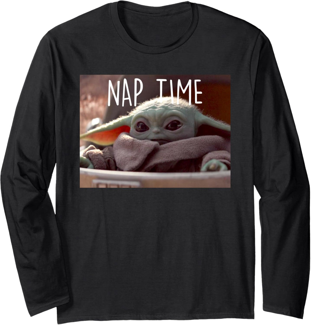 Star Wars The Mandalorian The Child Nap Time Langarmshirt