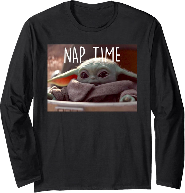 Star Wars The Mandalorian The Child Nap Time Langarmshirt