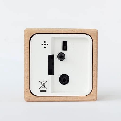 Lemnos Wecker Meteor/Wecker Analog ohne Ticken/Reisewecker in japanischer Qualität aus Holz gefertig