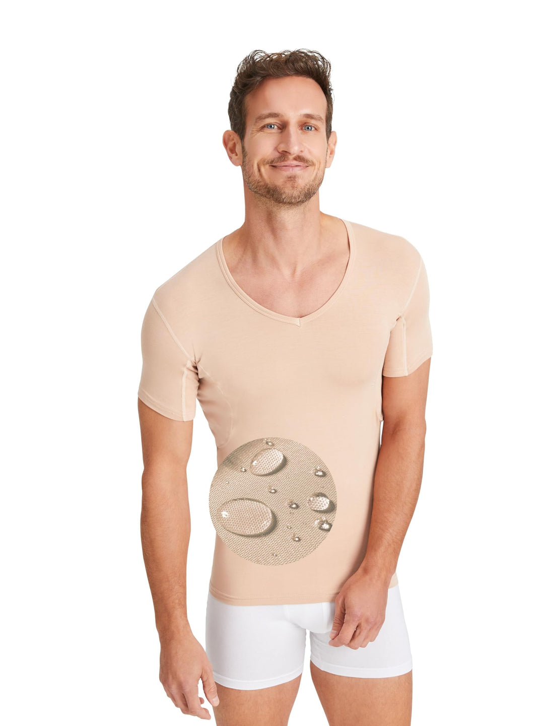 FINN wasserabweisendes Anti-Schweiss Shirt Herren mit Achselpads – Minimiert Schweissflecken am gesa
