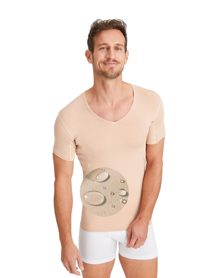 FINN wasserabweisendes Anti-Schweiss Shirt Herren mit Achselpads – Minimiert Schweissflecken am gesa