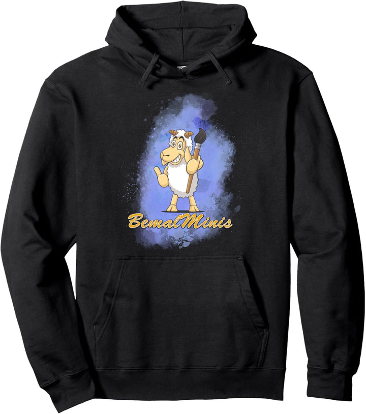 BemalMinis lustiges Schaf mit Pinsel Pullover Hoodie