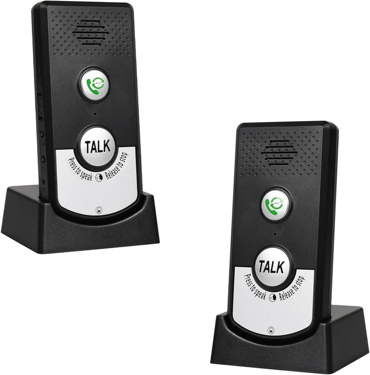 Pumwoy Drahtlose Sprach-Gegensprechanlage 1000M, 2-Wege-Sprach-Gegensprechanlage, Drahtlose Intercom