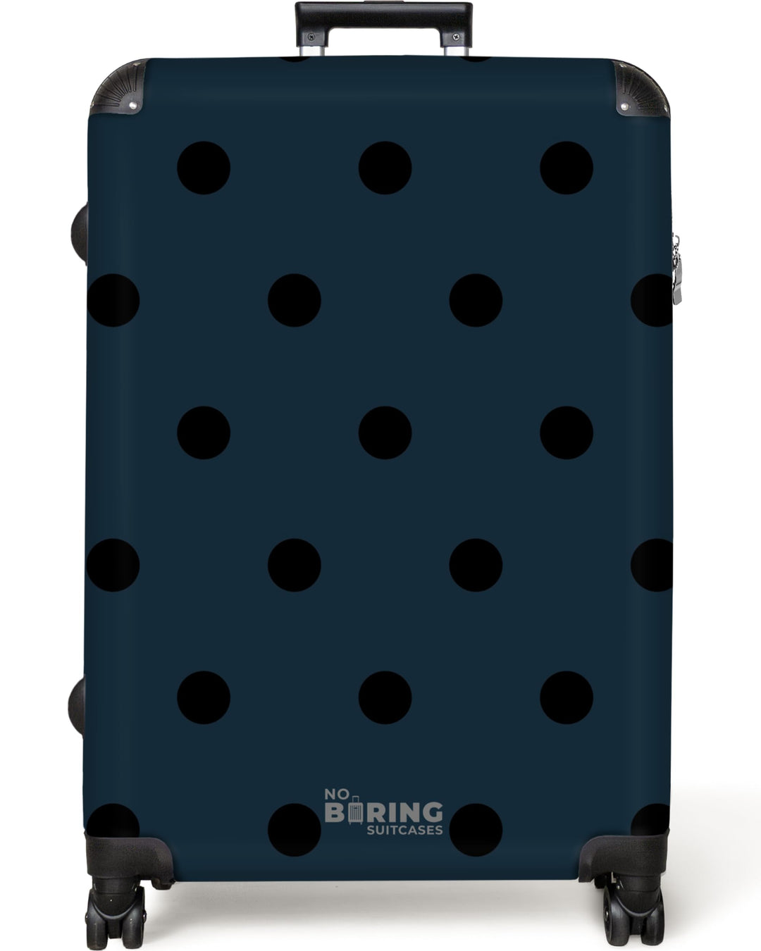 NoBoringSuitcases.com® Koffer XL Gross 77x51.5x28 cm Reisekoffer mit 4 Rollen Leicht Trolley Hartsch