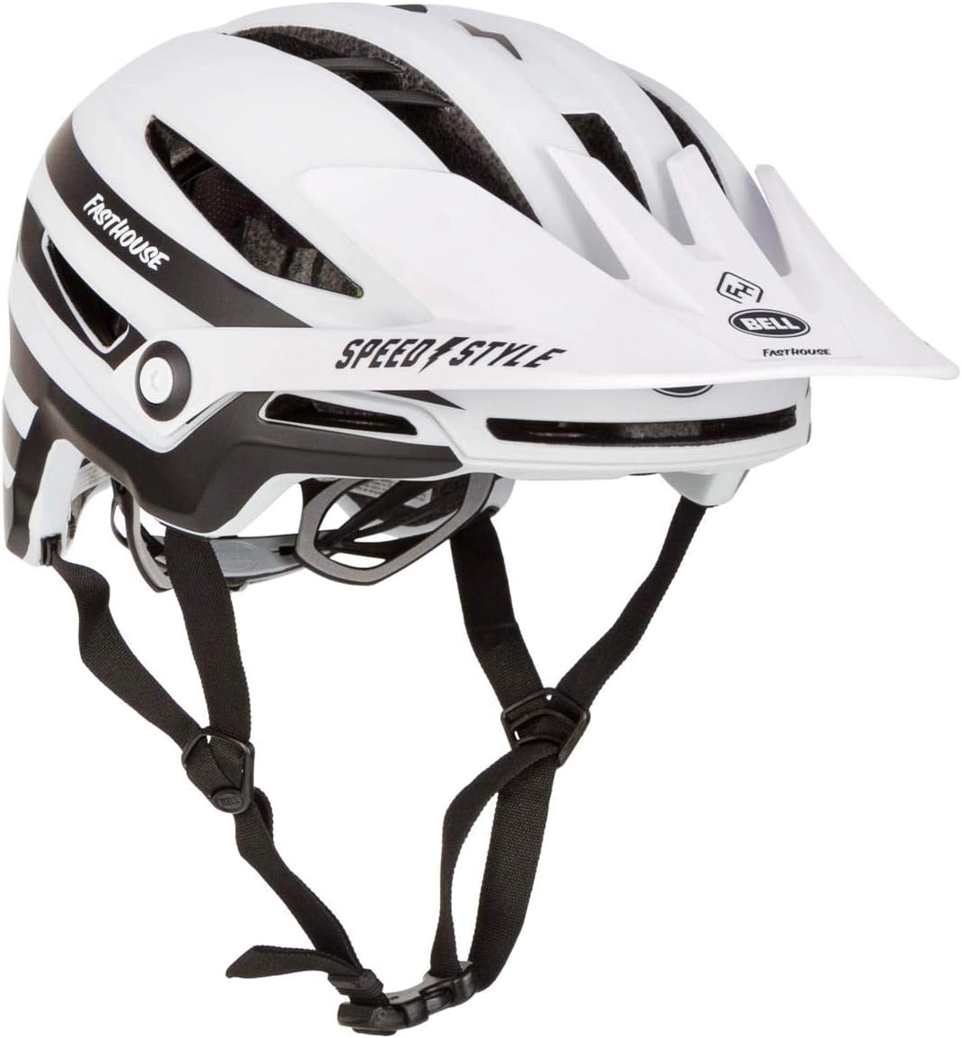 BELL Unisex -Erwachsene Sixer MIPS Fahrradhelm L mat white/black Fasthouse, L mat white/black Fastho