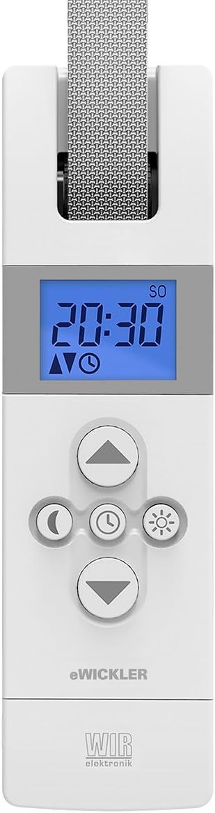 eWickler Comfort eW820 Set ; elektr. Gurtwickler inkl. Sonnen-/Dämmerungssensor Weiss eW820 + Sonnen