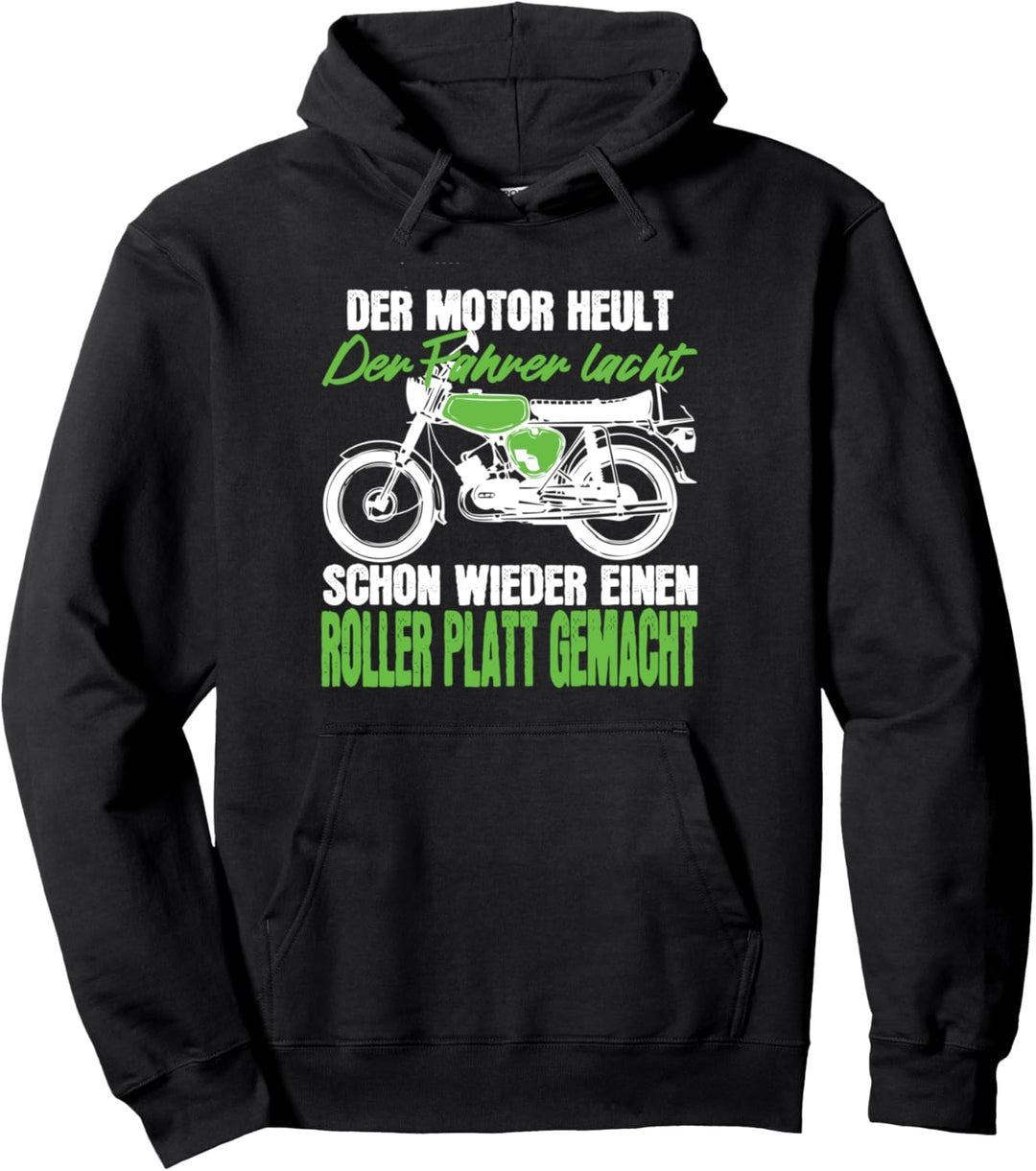 Der Motor Heult Anti Roller Simson S51 Pullover Hoodie