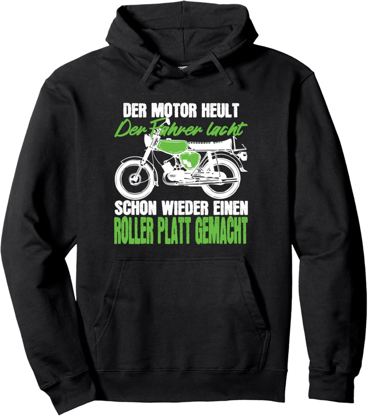 Der Motor Heult Anti Roller Simson S51 Pullover Hoodie