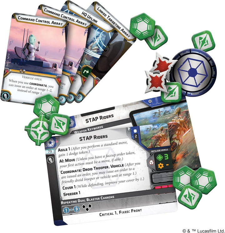 Atomic Mass Games Star Wars Legion: Separatist Alliance Expansions: STAP Riders Unit, Unit Expansion
