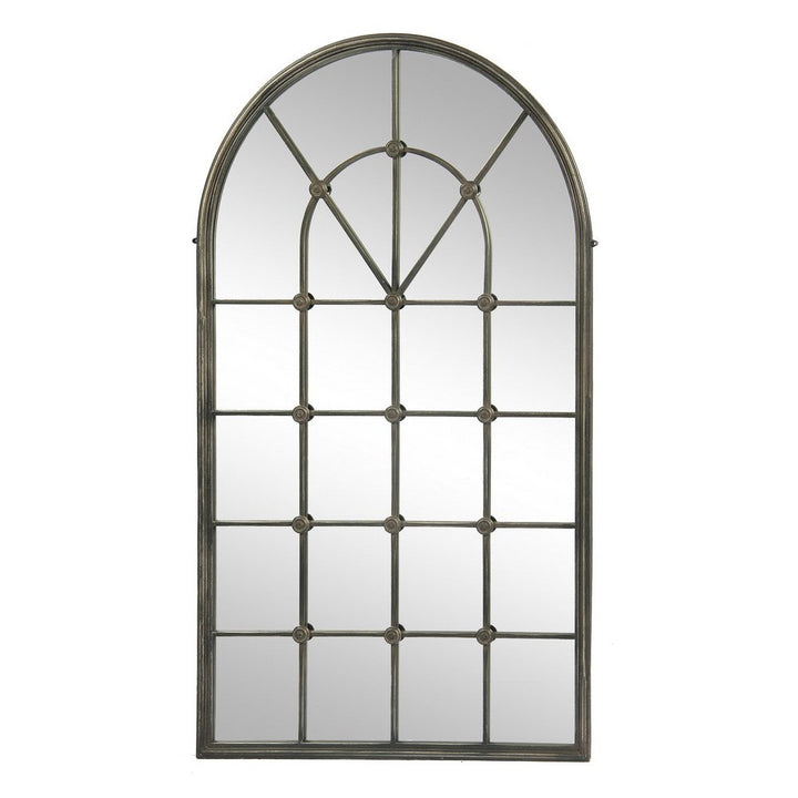 Grafelstein Spiegel Chateau antik Fenster Wandspiegel Rundbogenfenster Landhausstil