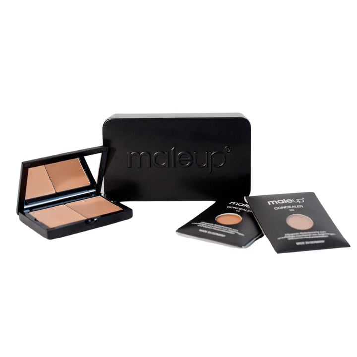 Concealer Bundle – Dunkel – 2er-Set für Männer – Kaschiert Augenringe &amp; Hautunebenheiten – Natürlich