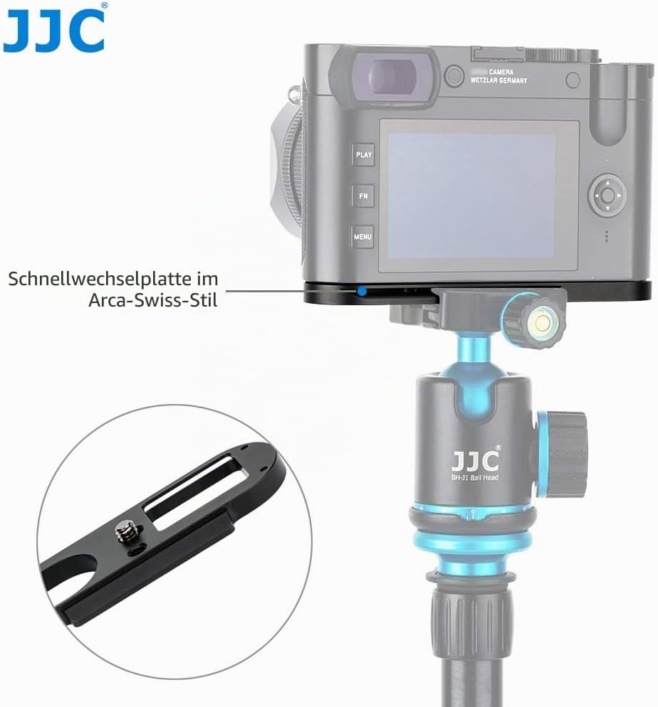 JJC Arca-Typ Kamera Handgriff für Leica Q2 Vollbild-Kompaktkamera Ersetzt Leica 19540 Hand-Griff Ver