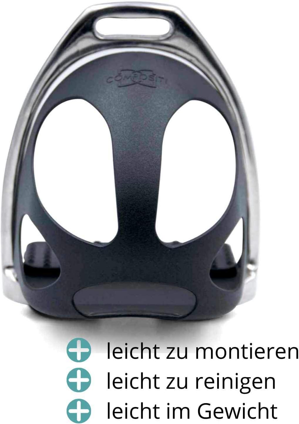Compositi Steigbügeleinlage mit Durchrutschschutz 1 Paar = 2 Stück Durchrutschschutz Steigbügel für