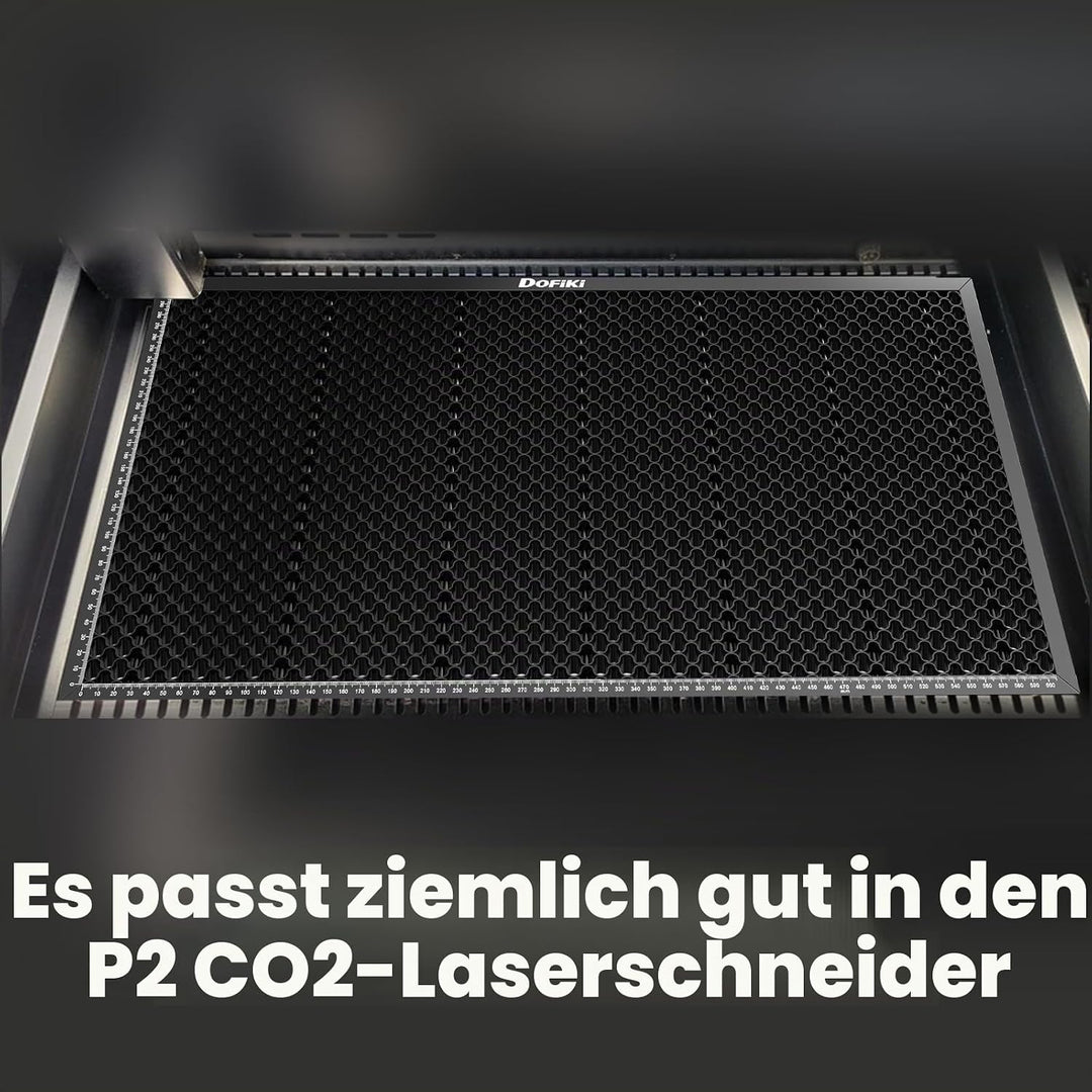 Dofiki Laser Wabentisch für P2 Lasergravierer, Stahl Waben Arbeitstisch Honeycomb Wabenlaser Bett fü