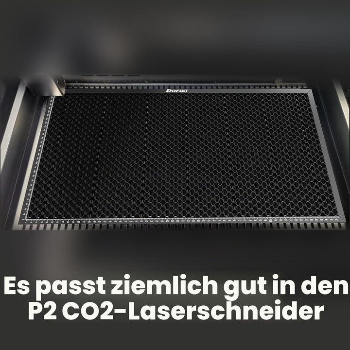 Dofiki Laser Wabentisch für P2 Lasergravierer, Stahl Waben Arbeitstisch Honeycomb Wabenlaser Bett fü