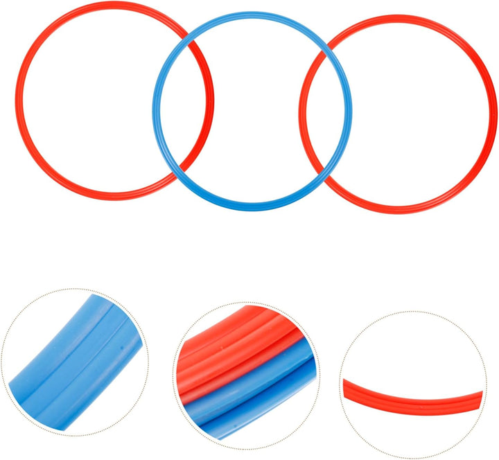 LIOOBO 6 stücke Agility Ringe Geschwindigkeit Agility trainingsringe für Trainer Leichtathletik fuss