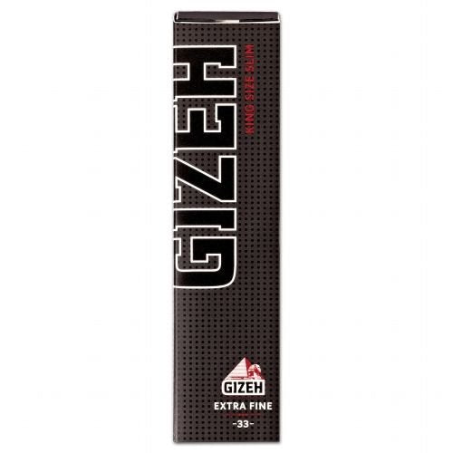 Zigarettenpapier Gizeh Black King Size Slim 50 Heftchen à 33 Blättchen