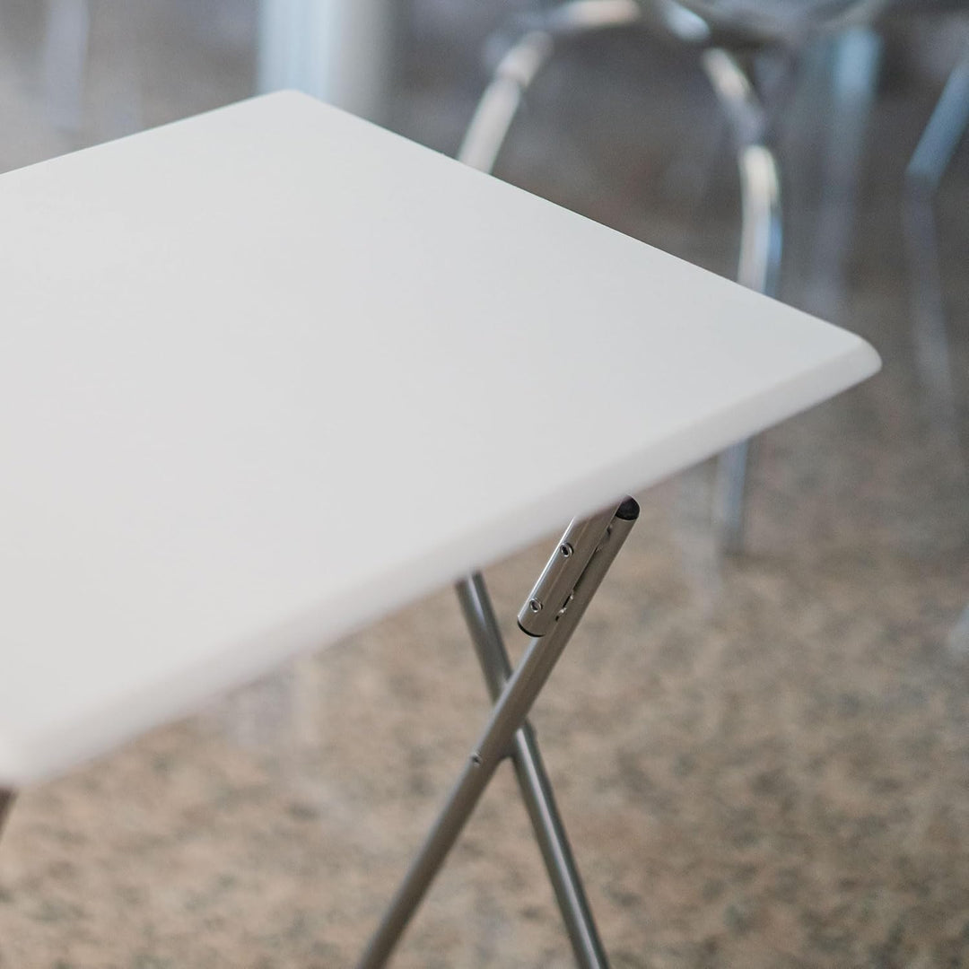 JOCCA - Klappbarer Beistelltisch | Tisch aus MDF mit Metallbeinen | Platzsparend | Tragkraft bis 20