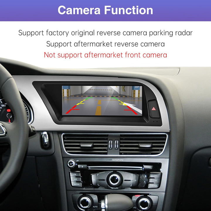 Road Top 8,9 Zoll Autoradio Drahtlos CarPlay Touchscreen für Audi A5 2009-2015 Jahr mit 2GMMI, Autor