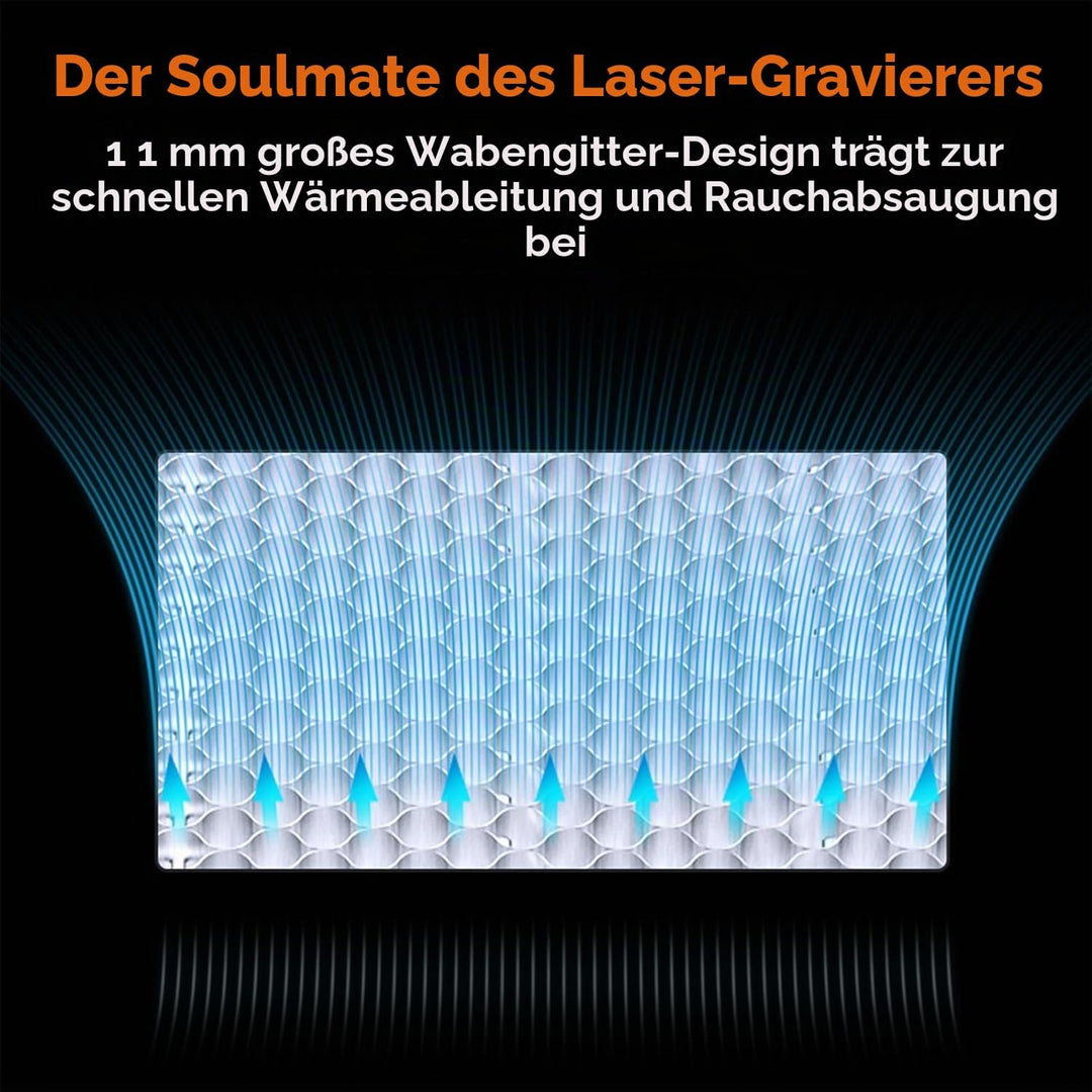 Creality Waben-Lasertisch für Falcon A1 Lasergravierer, Wabenplattform für Lasergravur- und Schneide