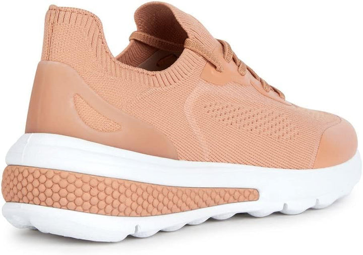 Geox Damen D Spherica Actif Sneaker 35 EU Peach, 35 EU Peach