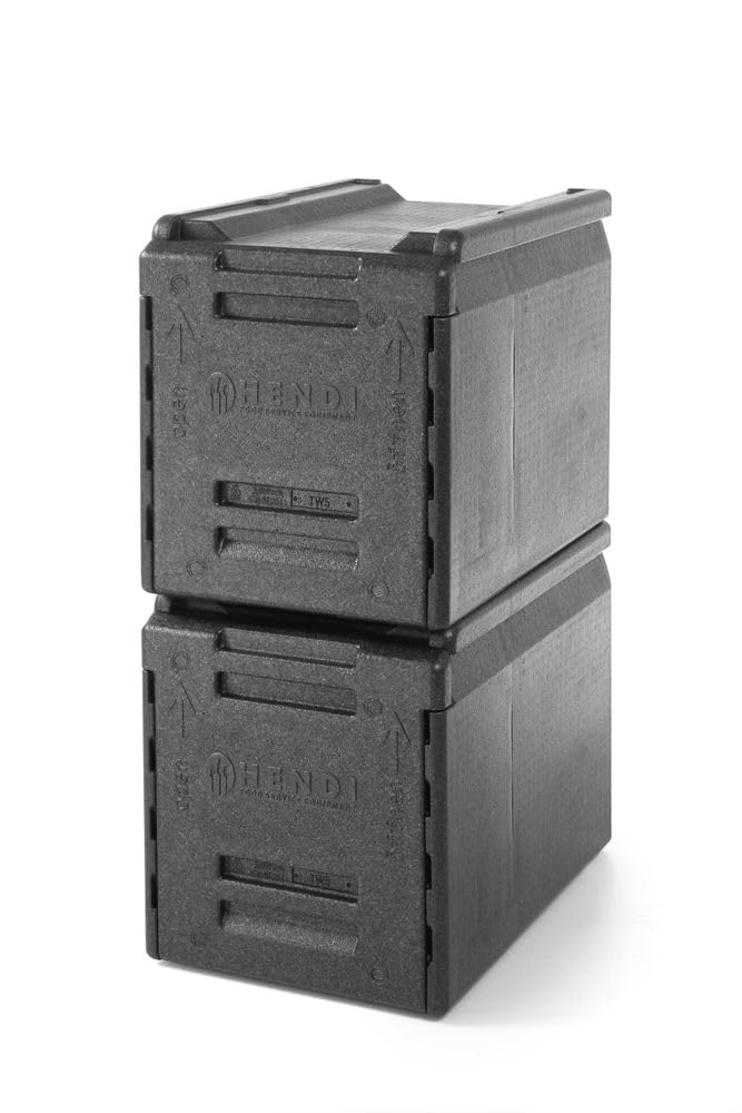 HENDI Thermo Catering Container, mit 5 Einschüben für GN-Behältern mit einem Abstand von 65mm, Therm