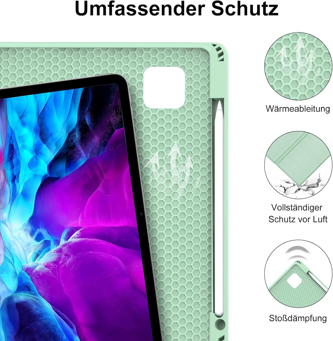 Tastatur Hülle für iPad Air 13 Zoll 2025 M3/2024 M2, QWERTZ Deutsches Magnetisch Abnehmbare Keyboard