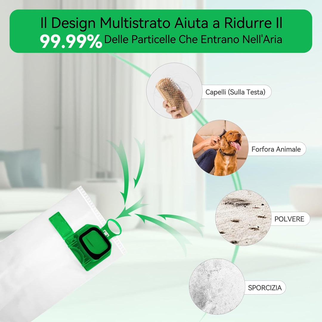 13 Staubsaugerbeutel für Vorwerk Kobold VK140 VK150 mit 2 Filter, 2 sauberen Bürsten, Zubehör-Set fü