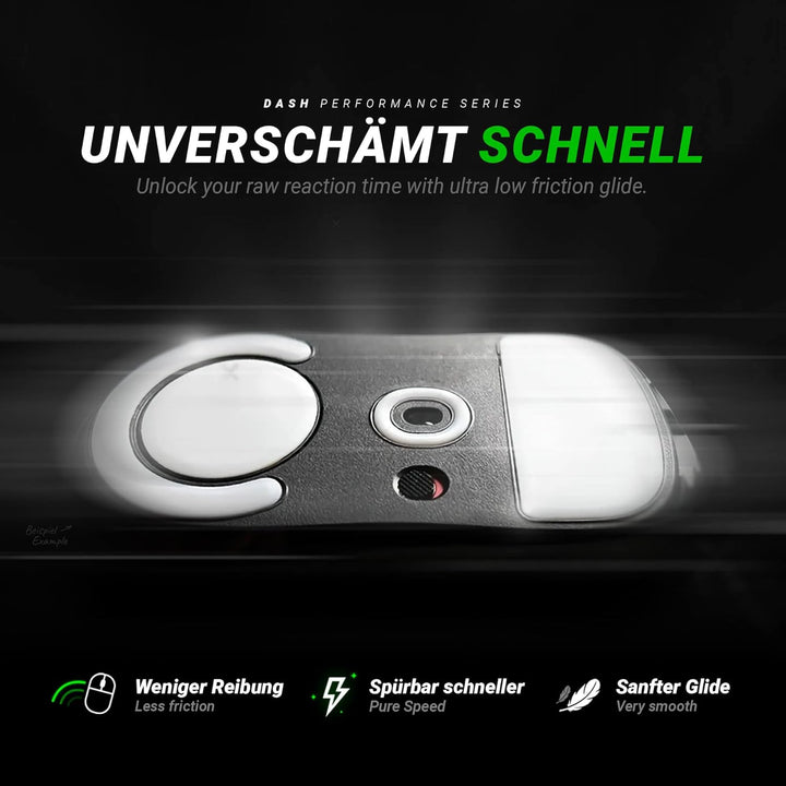SensoryBoost DPS Glides (2er Set) kompatibel mit Logitech G PRO Wireless, G PRO 2 Lightspeed - Ultra