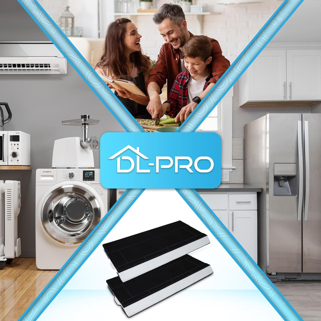 DL-pro 2x Kohlefilter Aktivkohlefilter für Balay 434229 00434229 Bosch DHZ4506 Siemens LZ45501 Neff